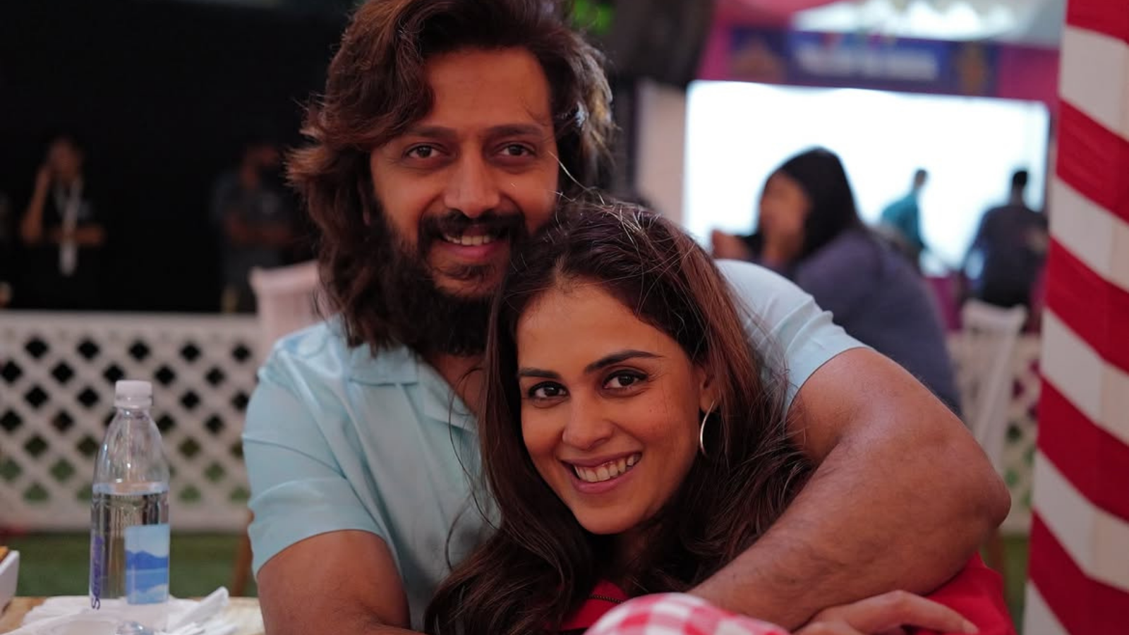 Genelia D’souza, Riteish Deshmukh, Bollywood Couple, Couple Goals, Candid Pics