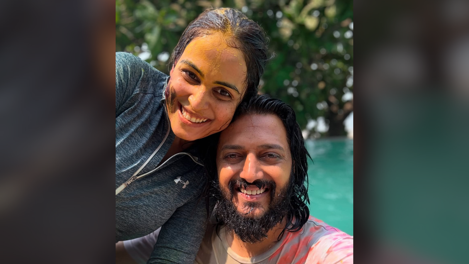Genelia D’souza, Riteish Deshmukh, Bollywood Couple, Couple Goals, Candid Pics