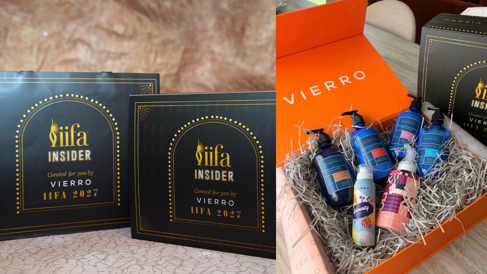 Vierro Perfumes and Cosmetics, IIFA Insider Second Edition, Vierro Official Gifting Partner, Azhar Akbar Mun, Celebrity Gifting, IIFA 2027
