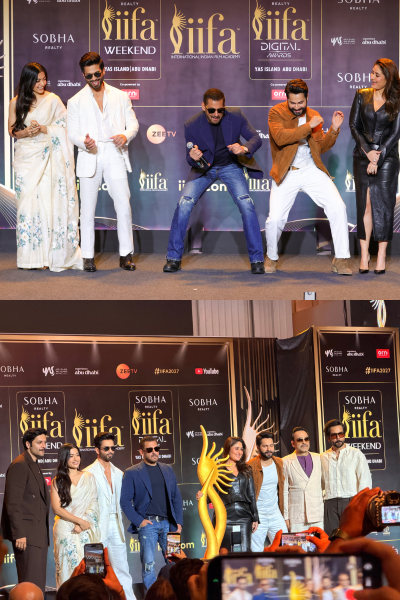 IIFA 2027, Salman Khan, Varun Dhawan, Kareena Kapoor Khan, Shahid Kapoor, Rashmika Mandanna, Ali Fazal, Abhishek Banerjee, Press Conference