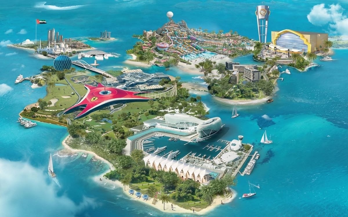 Yas Island attractions and waterfront