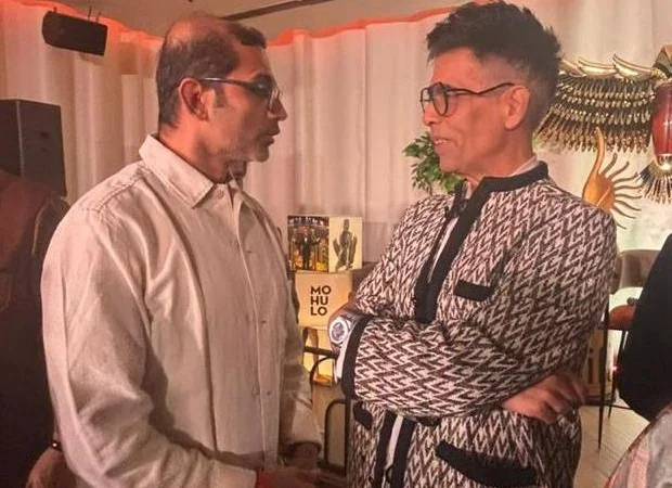 Arunabh Kumar and Karan Johar at IIFA Connex