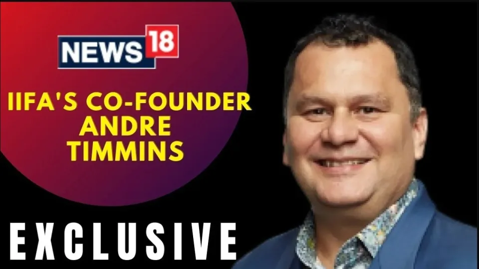 Andre Timmins during a CNN-News18 interview