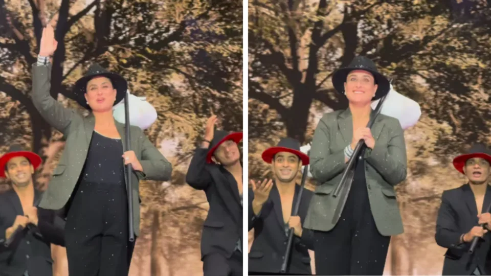 Kareena Kapoor Khan paying tribute to Raj Kapoor at IIFA 2025