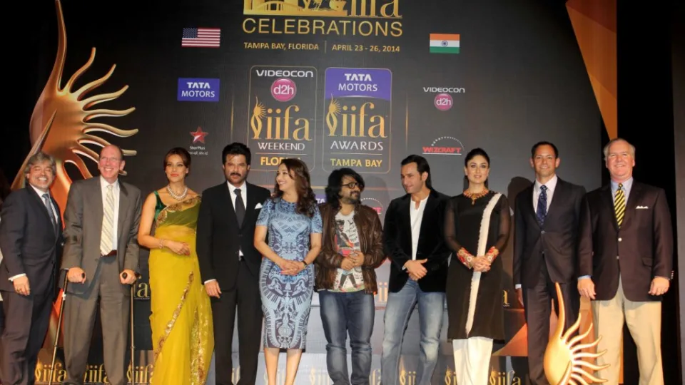 IIFA representatives and stars promoting the 2014 event in Tampa
