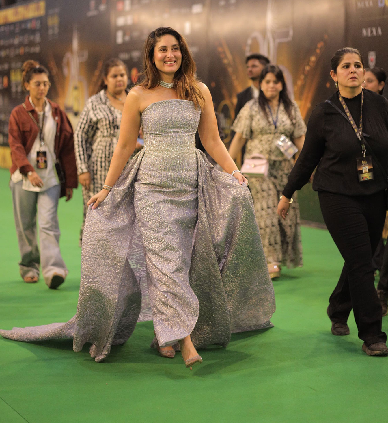 Green carpet pathway